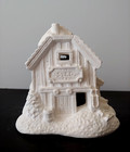 Wee Crafts Sled Co    21761 Ready To Paint Ceramic Holiday Christmas Village New