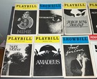  12  1980s Classic Playbills - Cats little Shop amadeus torch Song agnes   