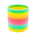 1x Rainbow Magic Spring Plastic Wire Spring Coil Toy  diameter  8 5cm 