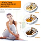 Ionic Foot Bath Detox Machine Ion Metal Spa Cleanse System With Slipper   Tub 