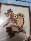 Paragon Needlecraft Needlepunch Embroidery Kit  5113 Grand Saw-whet Owls Nip