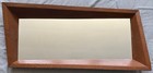 Vintage Mcm Forced Perspective Wood Frame Mirror Mid Century Modern Atomic 50s