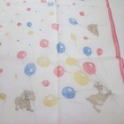 Vintage 50 s 60 s Disney Lady And The Tramp Balloons Handkerchief Scarf