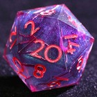 9 Polyhedral Resin D And D Dice Set Vermilion Edict Mist For Dungeons Dragons