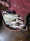 Vintage 1950s Norelco  egg  Electric Shaver Sc7748 With Original Leather Case  