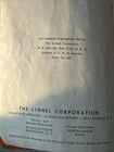 Vintage 1946 Lionel Trains Instructions Booklet For Assembling   Operating