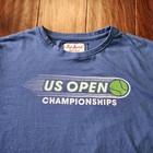 Us Open Tennis Championships Youth Xl Blue T-shirt Tennis Ball Logo