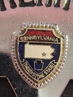 Obsolete Pennsylvania Sheriff Star Badge Keystone State Police Security Pin
