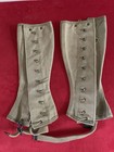 Ww2 1940 Dated Us Army M1938 Khaki Gaiters Leggings Spats Uniform Size 1l Wwii