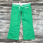 Abercrombie   Fitch Kids Girls Sz L Or Womens S Lowrise Cropped Track Pants Y2k