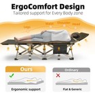 Camping Cots For Adults Comfortable Breathable Material With Pillowcase