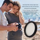 Gold Streak Filter Light Flare Effect Filter Optical Glass Camera Lens Filter