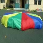 Rainbow Parachute Outdoor Game New Development Exercise Kids Play 20ft 6m Vr