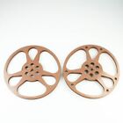 Goldberg Bros - 8mm Movie Film - 7  400 Feet - Vintage Gold Metal Take Up Reels