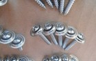 20 Chrome Kick Panel Screws  For Semi Kenworth Peterbilt Mack Flatbed 18 Wheeler