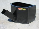 5 8 Cubic Yard Concrete Dispensing Bucket Attachment Fits Skid Steer Loader Usa