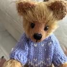 World Miniature Bears Lot Of 3 Plush Teddy Bears Jointed W  Wings Bow Hat