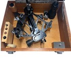 Vintage Astra Iiib Marine Sextant Navigation Instrument With Wooden Case 90s
