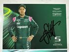 2x Sebastian Vettel Signed Autograph Card Aston Martin Racing-formula 1 Autopen