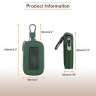 Car Key Fob Cover Case Leather Universal  Smart Car Key Holder Green