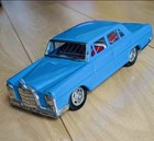 Vintage Ichiko Mercedes-benz 250se Tin Toy Car Japan With Box
