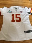 Patrick Mahomes  15 Chiefs Super Bowl Lvii Jersey Youth Xxl Nike White Nwt