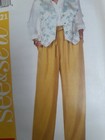 See   Sew Butterick 5921 Pants Slacks Vest Sewing Pattern Ladies 18 20 22 Easy