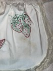 Vintage Hand Embroidered 1 2 Apron Please See Pictures - Stained On Part