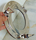 Vintage Nautical Aluminum Ship Boat Antique Porthole Round With Glass Wall Decor