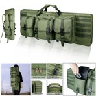 Tactical Double Rifle Bag Gun Range Soft Padded Carbine Backpack Carry Case