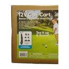 Kid Trax 12v Golf Cart Ride-on With Golf Accessories  2 3mph  66lbs Max Weight