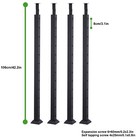Black Stair Balusters Post  Square Metal Railing Spindles For Deck balcony stair