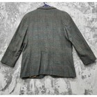 Vintage Ll Bean Blazer Womens 12p Cashmere Wool Houndstooth Plaid Jacket Preppy