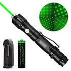 6000miles 532nm Green Laser Pointer Pen Rechargeable Star Lazer Beam batte charg