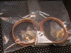 Mechanical Oil Pressure Gauge 72  Inch Copper Line Tubing Install Kit 2 For 1