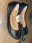 New With Tags Time And Tru Women s Black Scrunch Ballet Flat Shoes Size 7 5