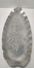 Vintage Everlast Metal Hand Forged Hammered Aluminum Bowl Tray Grape Floral 