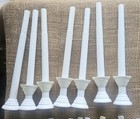 50  Vintage 1970s Wilton Filigree Pillars Wedding Cake Columns  Supports  Bases