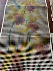 Nos Shillcraft Latch Hook Kit Rug Wall Hanging Floral Daffodils Design  14x40