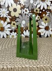 Vintage Villaware Avocado Green Nos Napkin Letter Holder Plastic Mid Century