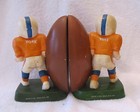 Pair Of Vintage Sears  Roebuck   Co  1974 Ceramic Football Bookends  1 York
