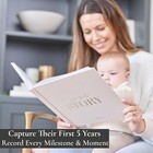 Keepsake Baby Memory Book   First Year Baby Scrapbook   Baby Album   Luxury B   