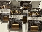 Beadsmith Wire 28 Gauge Tarnish Resistant Wire  Lot Of 4 Vintage Bronze 40 Yd