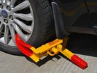 Heavy Duty Trailer Lock Wheel Clamp  Adjustable Anti-theft Tire Lock Boot For   