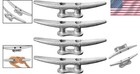 6-inch Galvanized Cast Iron Dock Cleats - Nautical Decor   Mooring Solutions