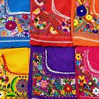 Handmade Puebla Mexican Hippie Peasant Artisan Embroidered Blouse Assorted Color
