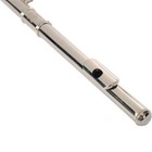 Nickel Plated C Closed Hole Concert Band Flute Silver