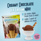 2 Qt  Homemade Premium Chocolate Ice Cream Starter Kit  8 Pack