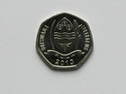 Botswana  africa  2013 5 Thebe Coin Au   With Hornbill Bird   7-sided Coin Shape