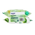 Equate Flushable Wet Wipes With Witch Hazel   Aloe  96 Wipes